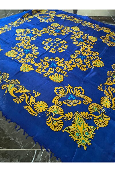 Bohemian Women's Ethnic Patterned Silk Shawl 1601036/16