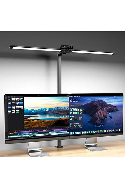 Echo Soul Echo Soul®️ rotating desk lamp and work table, with 2 extendable arms, touch control,