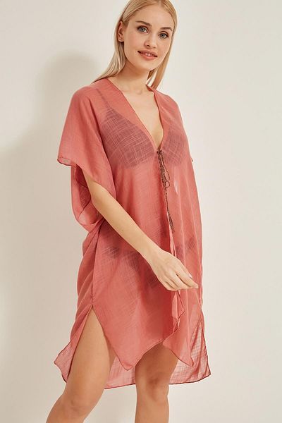 MARBERRY Coral Open Women's Pareo Beach Dress