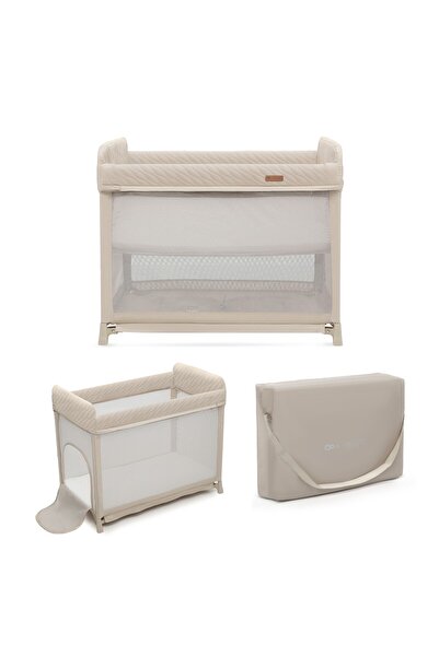 Kinderkraft Moon Dream Ταξιδιωτικό Κούνια, Μπεζ