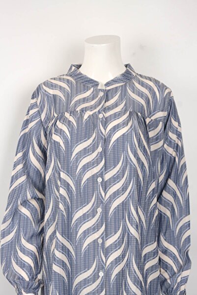 MUSTÜN Judge Collar Woven Shirt