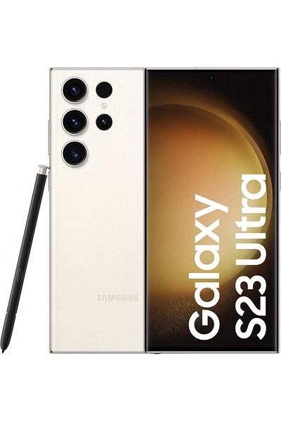 Samsung Galaxy S23 Ultra, 12GB RAM, 512GB Cream, International Version, 5G Mobile Phone
