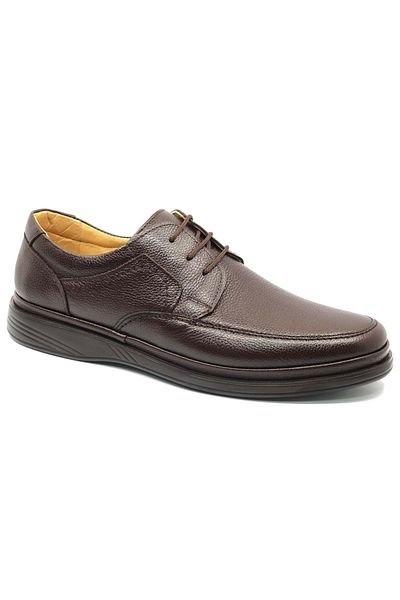KCMN Ekinci 812 Genuine Leather Men's Casual Shoes Brown