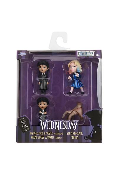 Jada Toys شخصية Jada Wednesday مكونة من 4 قطع