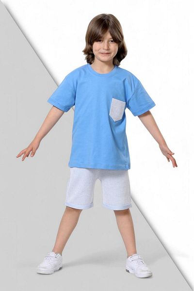 İFBA KİDS Striped Shorts Set