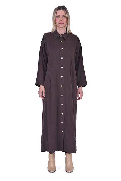 Invee Invee 7043 Snap Fastener Modal Cap - Brown