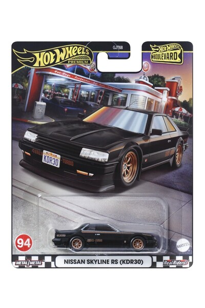 Evelise HOT WHEELS PREMIUM BOULEVARD METAL CAR NISSAN SKYLINE RS SCALE 1:64