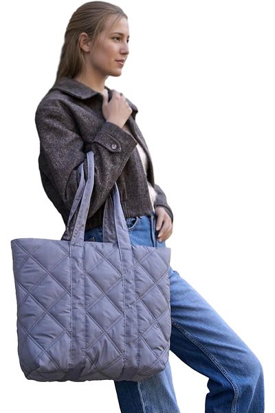 PayBuy Geantă de umăr pentru femei, cu model matlasat, din piele artificială, elegantă, ușoară, pentru cumpărături zilnice