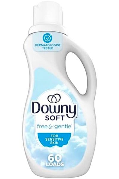 downy داوني سائل غسيل لطيف للغاية وخالٍ من الروائح (منعم الأقمشة)، 90 أونصة سائلة، 66 غسلة، H