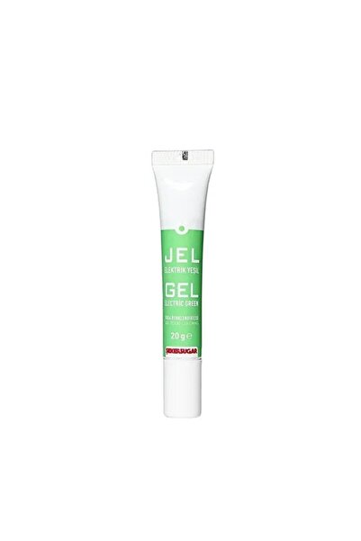 ŞEKER & SUGAR Sekersugar Elektrik Yeşili Jel Gıda Boyası 20 ml – Pasta, Çikol...