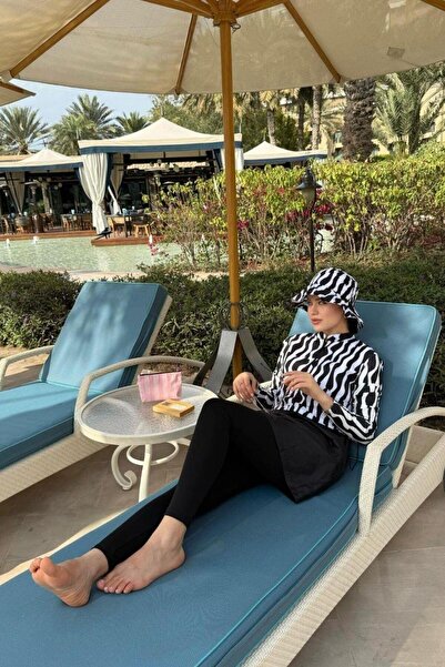 Şulemoda Giyim Σετ μαγιό με κρόπο μαύρο