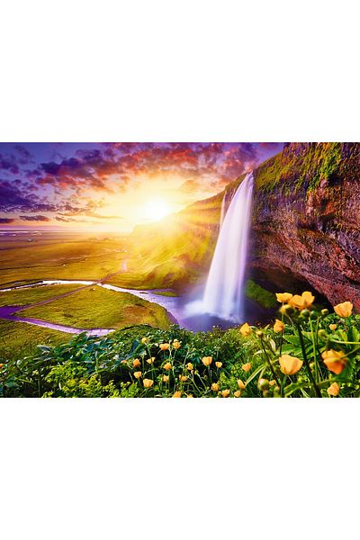 Trefl Puzzle Uft 1000 Cascada Seljalandsfoss Islanda