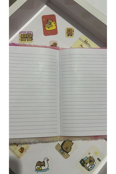 demirosa Fun Plush Notebook for Kids