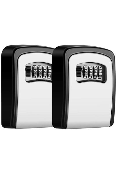 Echo Soul Set of 2 Echo Soul® combination key boxes for key storage, wall mounting 130x100x50 mm