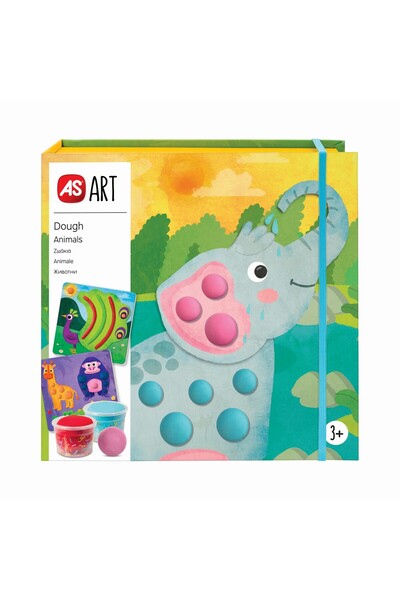 As Art Set 7 Borcanase De Plastilina Animale