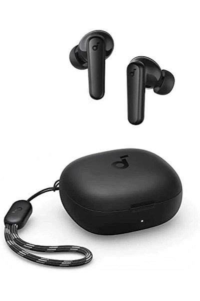 Soundcore R50i True Wireless Earbuds 10mm Drivers with Big Bass, Bluetooth 5.3, 30 Hours Playtime, Black