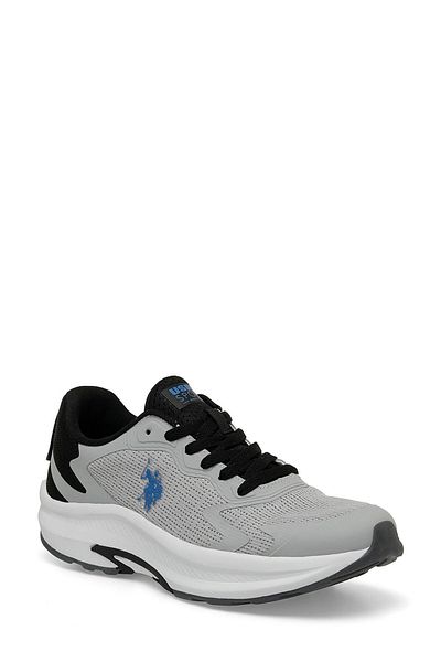 U.S. Polo Assn. Daily Comfort Sole Lace-Up Running Shoes Gray Blue
