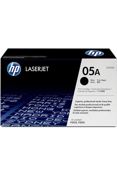 HP Black Toner Cartridge for LaserJet 05A, Replacement for P2035 - P2055