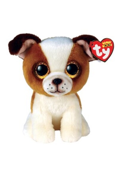 TY Plus 15εκ. Boos Hugo Κουτάβι Καφέ και Λευκό