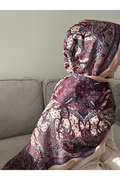 Sümeyye çeyiz Ethnic Ρετρό Σχέδιο Μαλακό Βαμβακερό Σάλι 180*85 cm