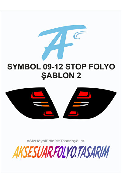 aksesuar folyo tasarım رينو سيمبول 2009-2012 إيقاف احباط