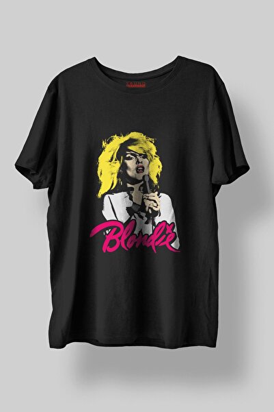 Sound Gorgeous تي شيرت بلوندي مطبوع عليه موسيقى مقاس عادي للجنسين باللون الأس...