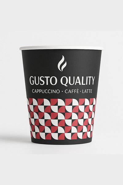 YOK YOK AMBALAJ Paper Cup 8 oz 235ml - 100 Pieces for Hot and Cold Drinks