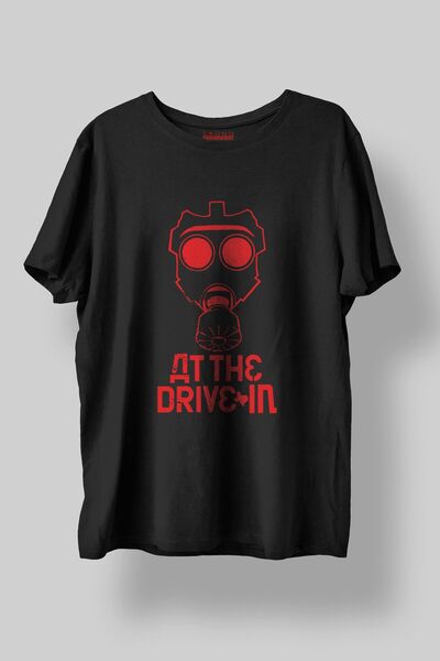 Sound Gorgeous Унисекс черна тениска с музикален принт At The Drive In, станд...