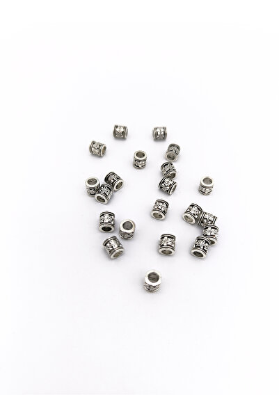 Mihra Takı Tasarım سبحة صلاة معدنية – لون فضي – 20 قطعة |   متوافق مع صنع الم...