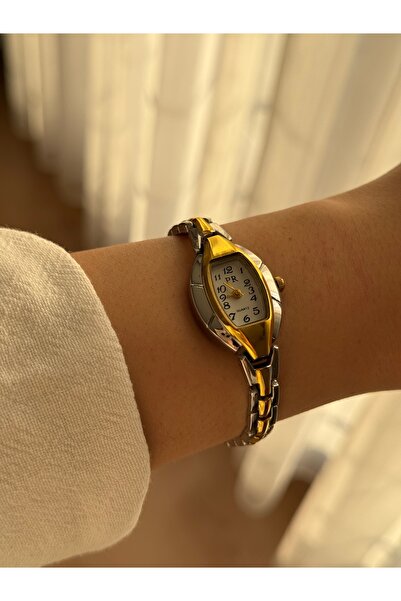 Vola Collection Kadın İnce Kordonlu Vintage Metal Kasa Minimal Kol Saati 20