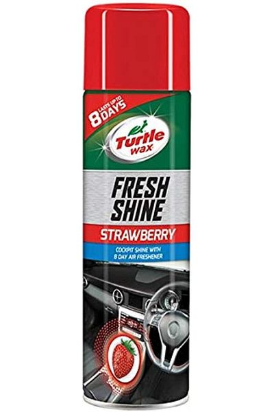 Turtle Wax Turtle Wax Fresh Shine Car Cockpit Shine & Air Freshener Strawberry Scent