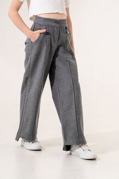 GİYİCEM TEKSTİL Girl's Nevürlü Linen Trousers