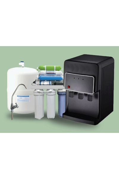 Generic 7-stage filter with self-filling water cooler