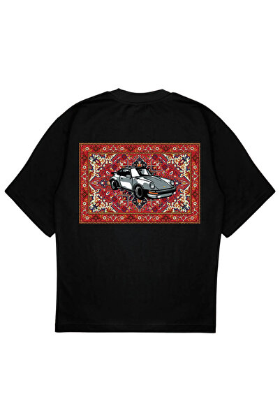 SVART WEAR بورشه تي شيرت كبير الحجم تي شيرت سيارة