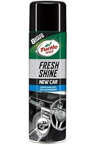 Turtle Wax 51787 Fresh Shine Car Cockpit Shine & Air Freshner New Car Scent