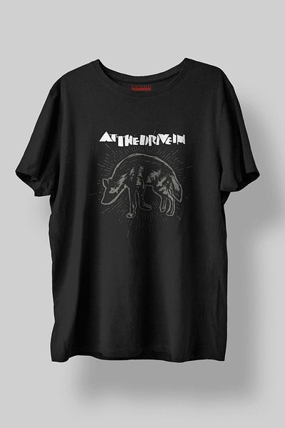 Sound Gorgeous At the Drive in Music Printed Regular Fit Unisex Black T-Shirt 100% Cotton No:0031