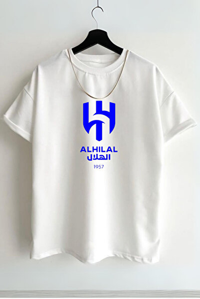 MANCY Unisex Al Crescent Printed 100% Cotton Premium Fabric T-shirt