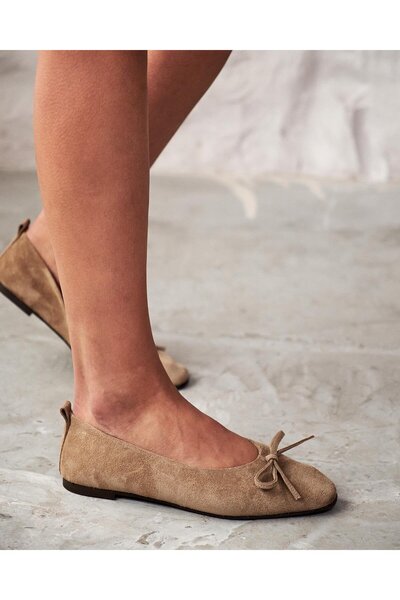 PELİN'İN AYAKKABILARI PİGGY VİZON SÜET BABET