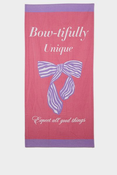 DeFacto Girl's Printed Cotton Beach Towel E3911A825Sm