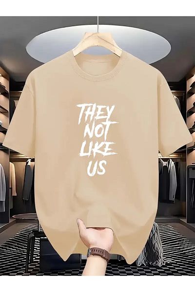 MANCY Unisex They Not Like Us Printed Oversize T-Shirt