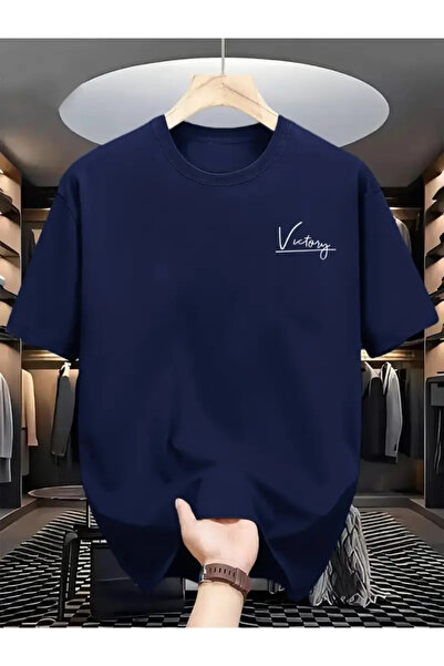 MANCY Tricou oversize unisex cu imprimeu Victory