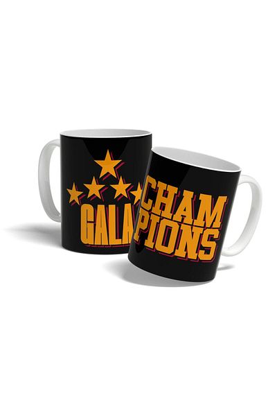 OFFSIDE Yellow Red Fan 25Th Championship 5 Star Champions Mug Cup Printed Mug Porcelain Cup