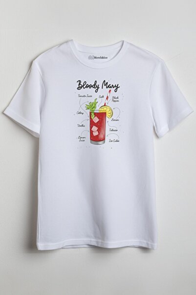 Merch&ice Začinjena Bloody Mary Štampano Unisex T-shirt