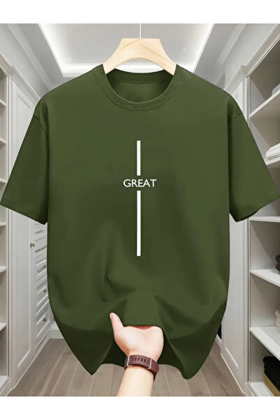 MANCY Tricou oversize cu imprimeu grozav unisex