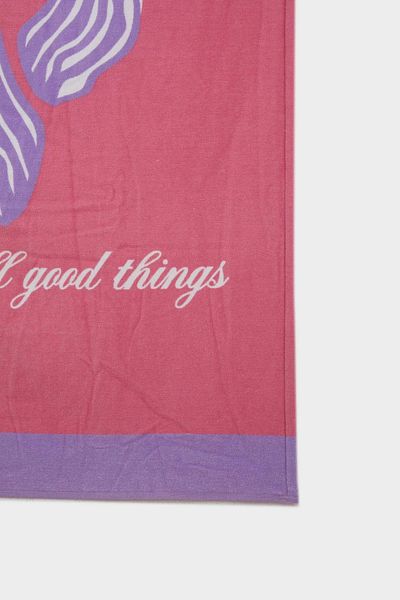 DeFacto Girl's Printed Cotton Beach Towel E3911A825Sm