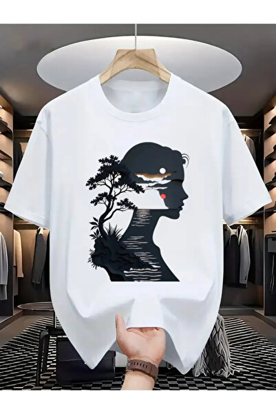 MANCY Unisex dizajn, štampana oversize majica