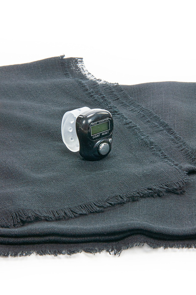 semazen 5 τεμάχια τούλι πουγκί Βαμβακερό κάλυμμα Mevlüt και σετ πάγκου Zikirmatik Μαύρο