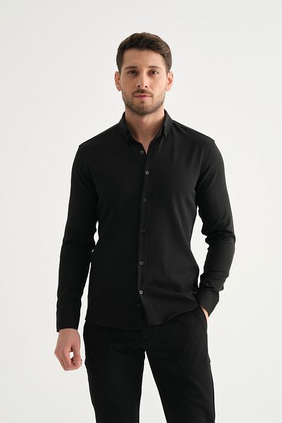 Redline Ανδρικό πουκάμισο - Flex Slim Fit, Μαλακός ιδρώτας, Εύκολο Σιδέρωμα, Αναπνεύσιμος