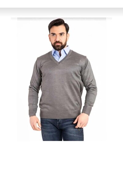 BAGİSTA BUTİK Tricotaje subțiri de lână pentru bărbați, tricotat, cu decolteu...