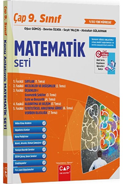 Çap Yayınları Çap Yayınları 9. Sınıf Matematik Seti